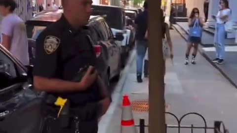 A young girl freaks out when police arrest her mother for shoplifting