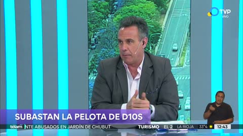 La pelota de D10S, a subasta