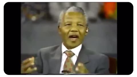 COMMUNIST LEADER NELSON MANDELA SAYS JEWS KEY COLLABORATORS IN OVERTHROWING WHITE SOUTH AFRICANS.