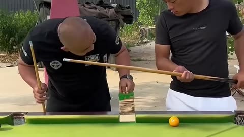 Funny billards millions views#$