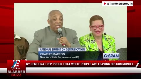 NY Democrat Rep Proud That White People Are Leaving His Community