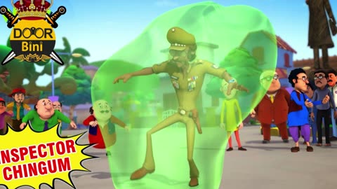 Inspectorऔर Motu Patlu ने की Alien से Fight | Motu Patlu Hindi Cartoon | Door Bini cartoon