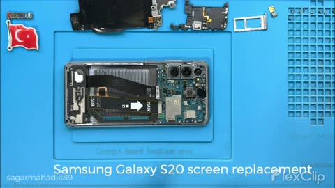 You can watch how to make Samsung Galaxy S20 screen replacement with this video