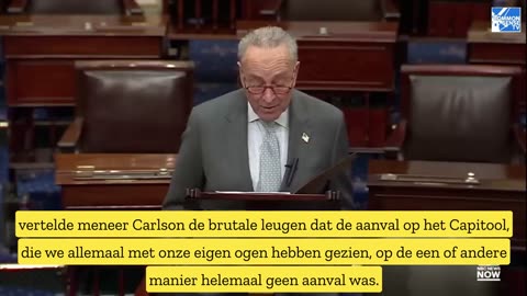 Chuck Shumer reageert op uitzending Tucker Carlson