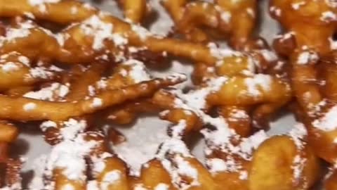 Homemade funnel cake