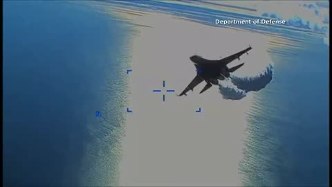 U.S. drone video: Pentagon released video of Russian jet dumping fuel on drone, hitting it