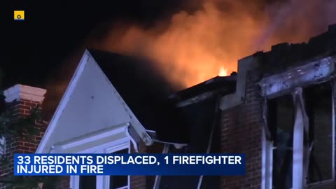 Several homes destroyed, 33 displaced after 4-alarm fire in Allentown, Pennsylvania