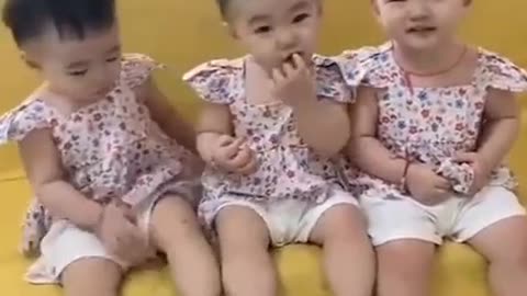 Cute baby funny video