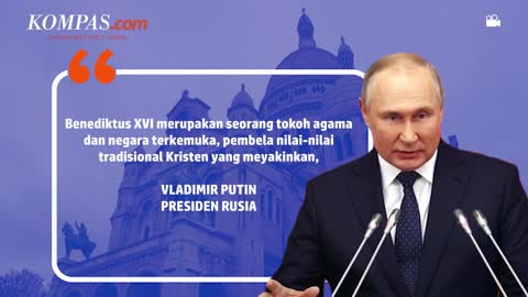 Vladimir Putin Ungkap Spesialnya Sosok Paus Benediktus XVI bagi Dirinya