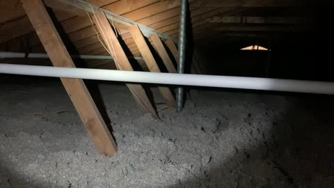 Day 53 attic vent plumbing