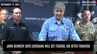 WATCH: John Kennedy Says Louisiana Will Get Federal Aid After Francine