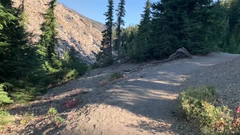 Central Oregon - Arriving at the “Green Lakes Designated Campsite Area”