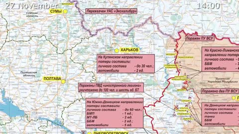 🇷🇺🇺🇦November 27, 2022,The Special Military Operation in Ukraine Briefing by Russian Defense Ministry