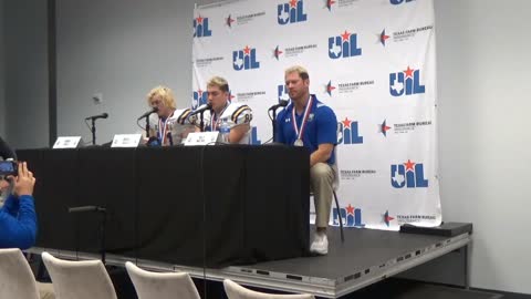 2021 Brock Eagles Texas UIL 3a Div I State RunnerUp press Conference