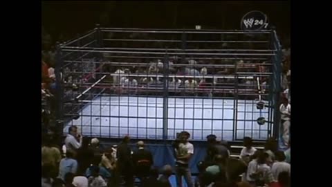 WWF msg 6 25 1988 randy savage vs million dollar man CAGE MATCH warrior vs bobby the brain BAD NEWS BROWN VS JIM THE ANVIL