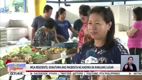 Kadiwa ng D.A., binuksan sa Brgy. Talipapa sa Novaliches, Q.C