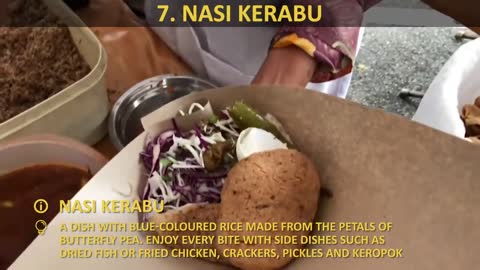 Top 10 Must-Eat Malaysian food