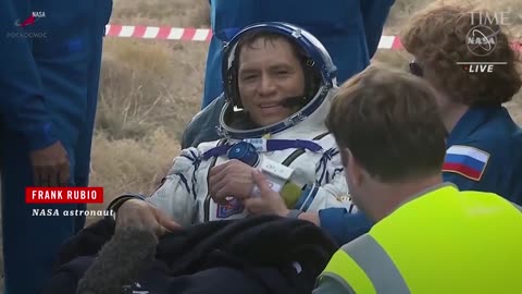 NASA Astronaut Frank Rubio returns from record setting mission in space