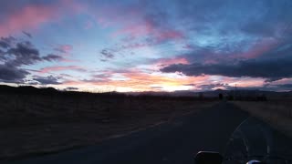 Sunset Motorcycle ride