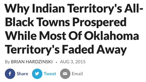 ADOS OKLAHOMA : THE INDIANS WERE NOT THE ONLY ONES OCCUPYING THAT LAND