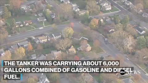 Gasoline tanker crash causes hundreds to evacuate their homes l ABC News