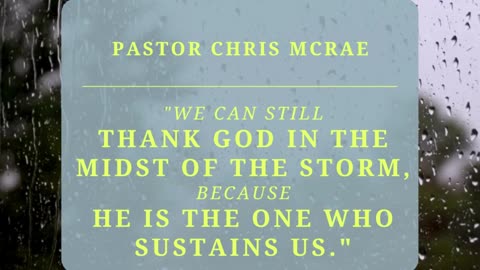 Thank God In The Midst Of Your Storms