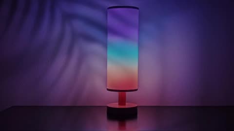 Color Lamp Night Light with Nature Soundscape