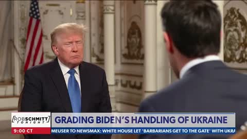 DONALD TRUMP: Ongoing Russia-Ukraine tensions "wouldn't have happened" if he were still in office.