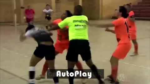 That woman should be ARRESTED! Malicious play on the court! ThugLife # 6