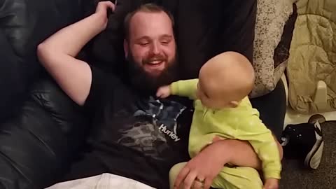 Baby And Sweet Father