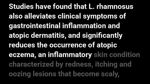 Probiotics Types: Lactobacillus Rhamnosus