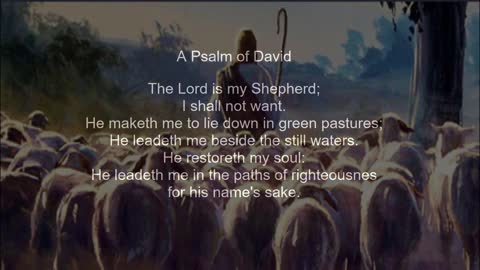 Part 1:Psalm 23 Prescription for Peace Through Relationship