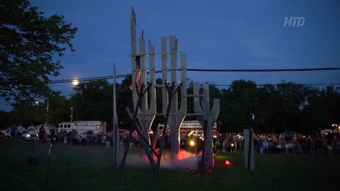 NYC Artist Unveils 9/11 Art Installation