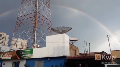 Rainbow, beautiful phenomenon of nature