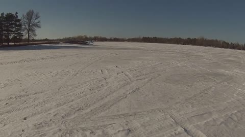 Homebuilt Skis on a Kitfox