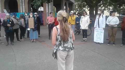 350 Climate Action Rally @ Centennial Square in Victoria: 2022/06/29 12:37:10