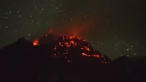 volcanic eruption