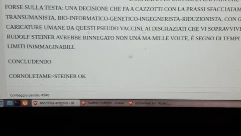 Rudolf Steiner, la profezia sui vaccini (1917!) Tortura fisica + stalking informatici live! Te la do io la patologia psicosomatica!