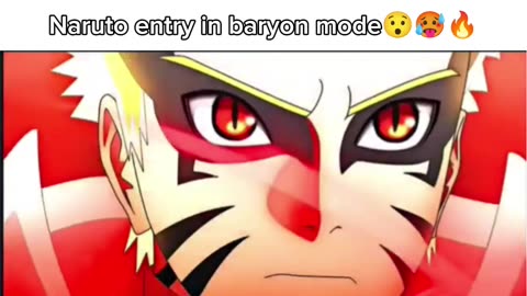 Naruto entry in baryon mode 😯🥵