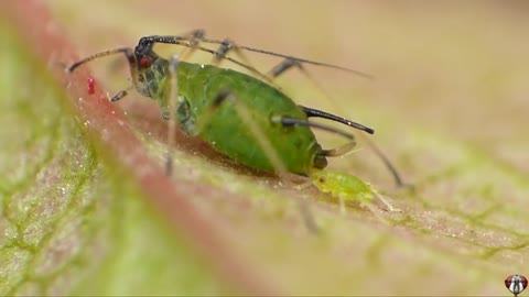 Aphid Live Birth - Macro Video _ Photography - Panasonic + Raynox - Macro Shots