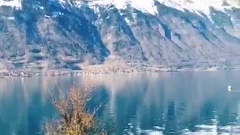 Beautiful lakes and mountains