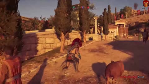 Assassins Creed Odyssey - Wild Spartan Man! "Red Alert"