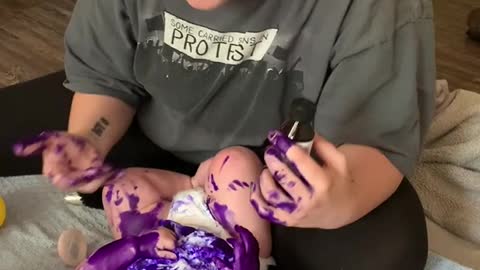 Accidentally Purple Baby