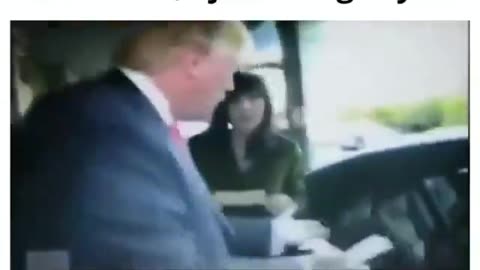 Trump buys a lady's car and her kids, KEK