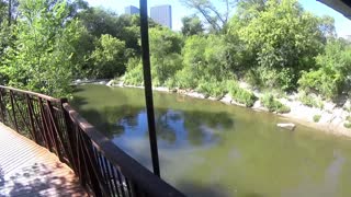 Bike Trail Encounter near Downtown Toronto