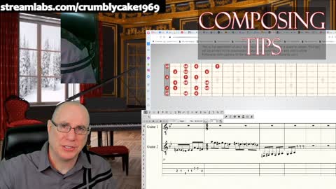 Composing for Classical Guitar Daily Tips: Diminished Scale Pattern 2 & 3 in Bb/G