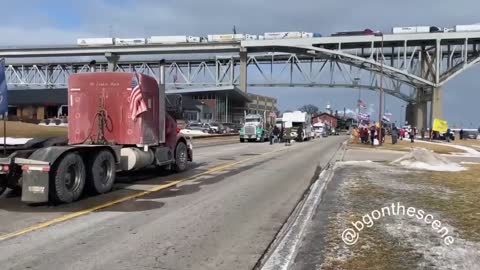 Breaking USA Freedom convoy starts in Michigan