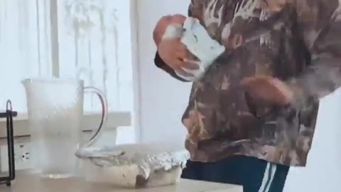 Dad Dances With Newborn Baby