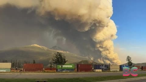 Fast-moving wildfire in the Canadian Rockies ravages the picturesque resort town of Jasper