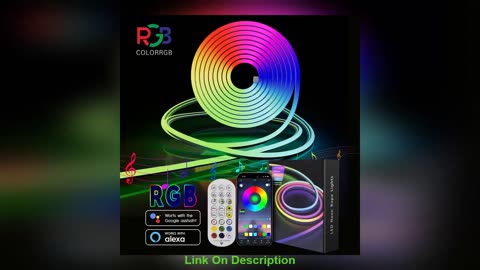 Slide LED Neon Strip Light ,3/5m Smart LED WIFI APP RG